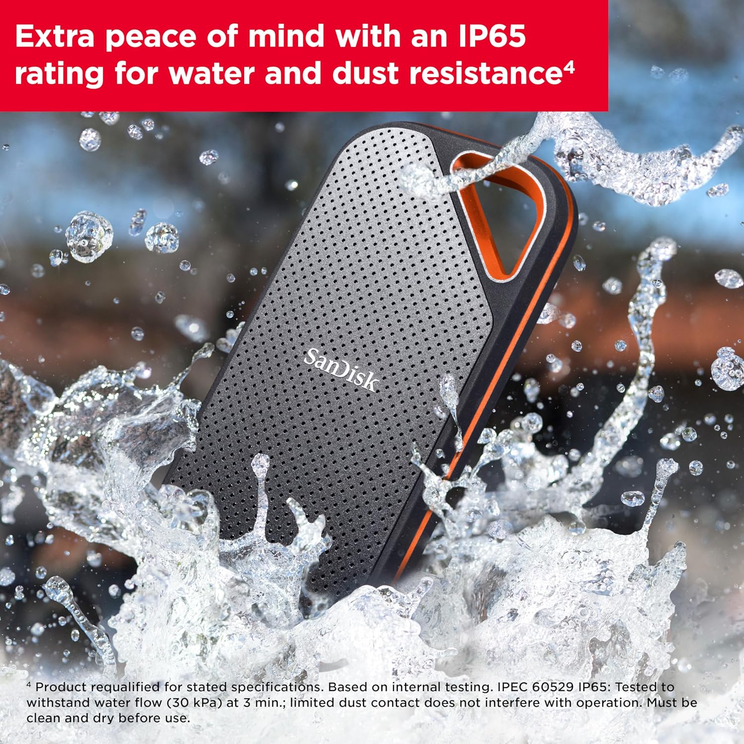 SanDisk Extreme PRO 1TB Portable SSD - Up to 2000MB/s - USB-C, USB 3.2 Gen 2x2 - External Solid State Drive - SDSSDE81-1T00-G25 SanDisk Extreme PRO 1TB Portable SSD - Up to 2000MB/s - USB-C, USB 3.2 Gen 2x2 - External Solid State Drive - SDSSDE81-1T00-G25
